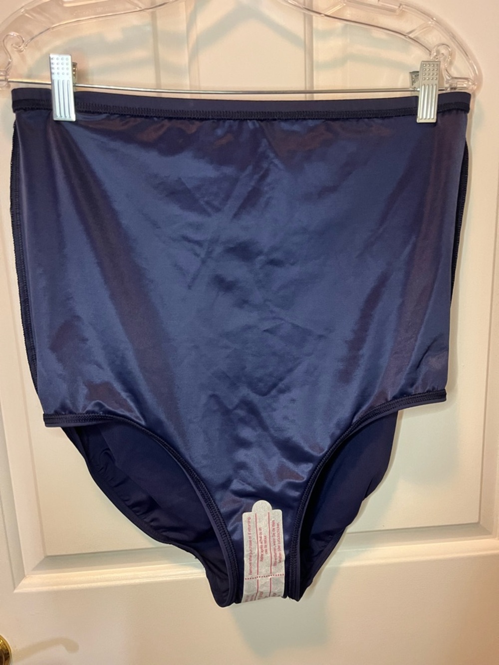 NEW Lands End Slendersuit High-Waist Swimsuit Bottoms in Navy Sz 16 - Picture 3 of 5